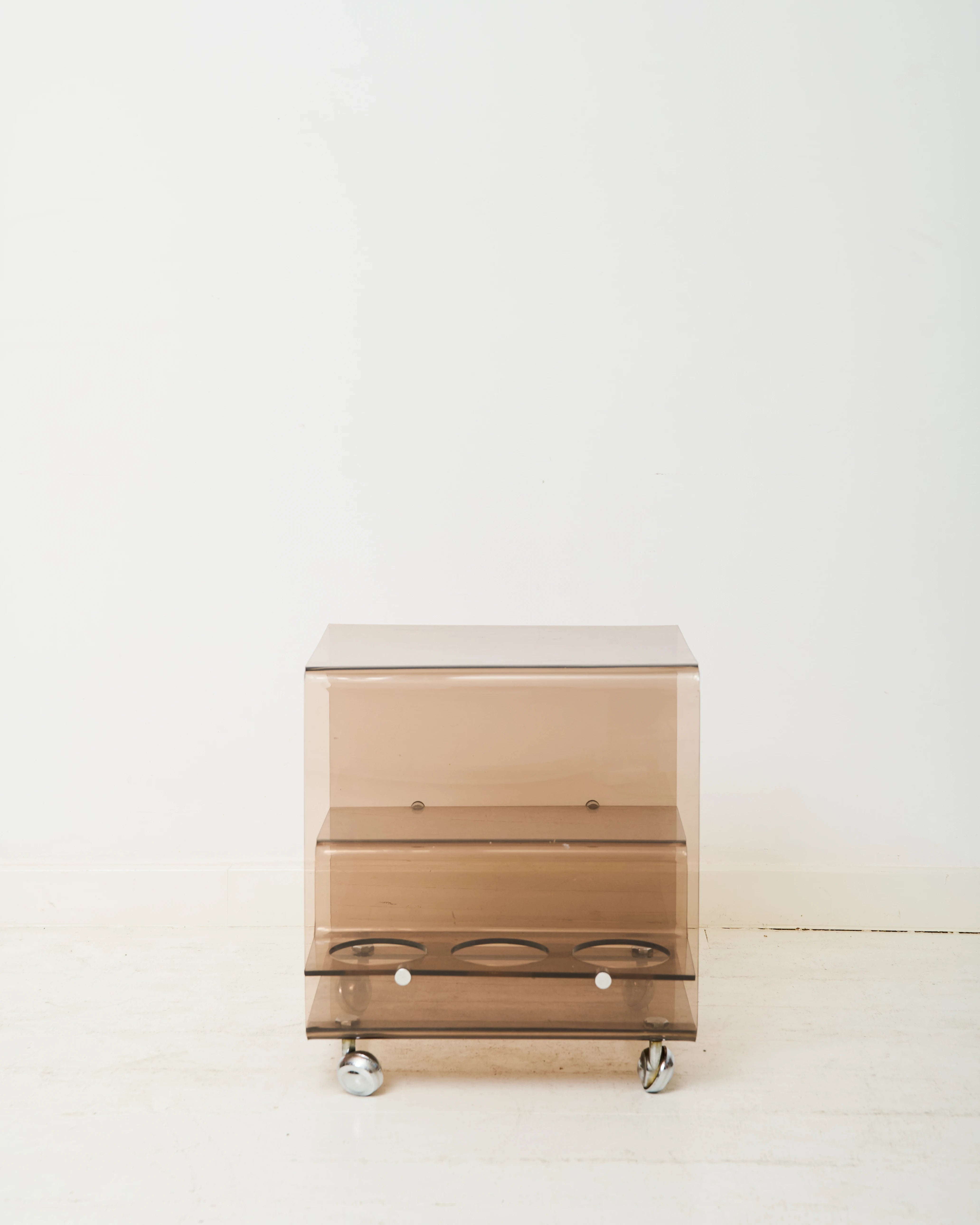 Table d'appoint mini-bar, Michel Dumas, Roche Bobois, 1970s
