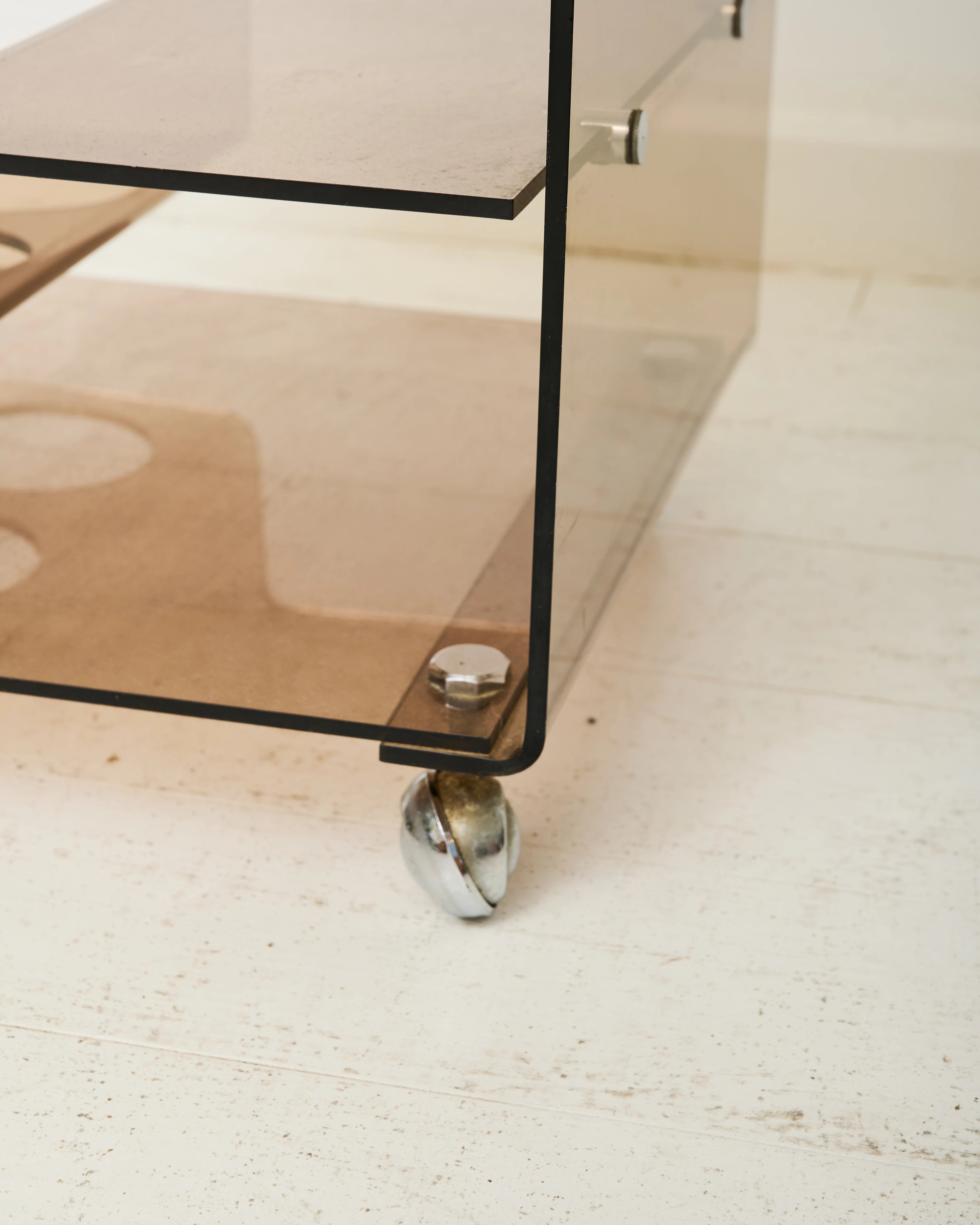 Table d'appoint mini-bar, Michel Dumas, Roche Bobois, 1970s