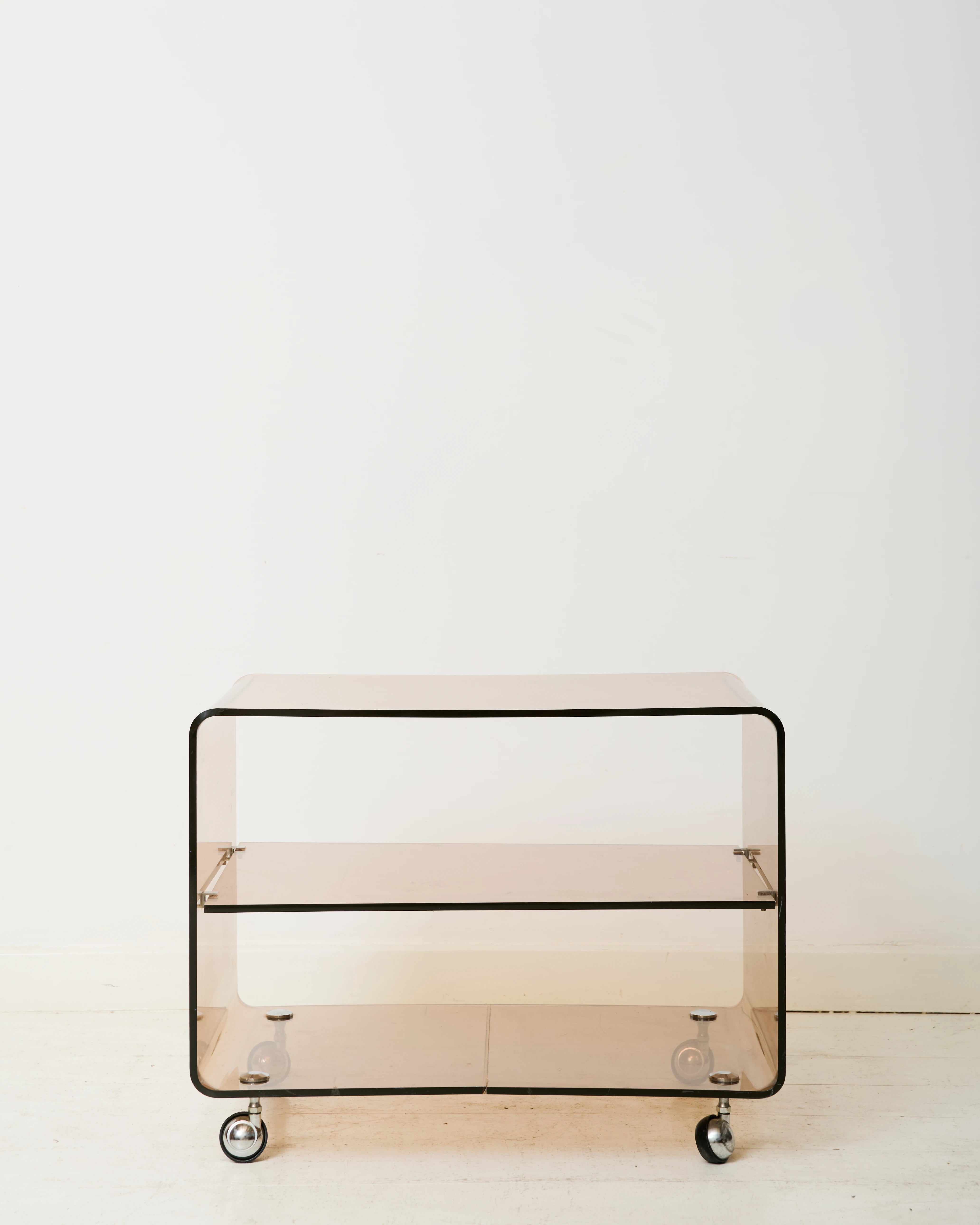 Meuble d'appoint à roulettes, Michel Dumas, Roche Bobois, 1970
