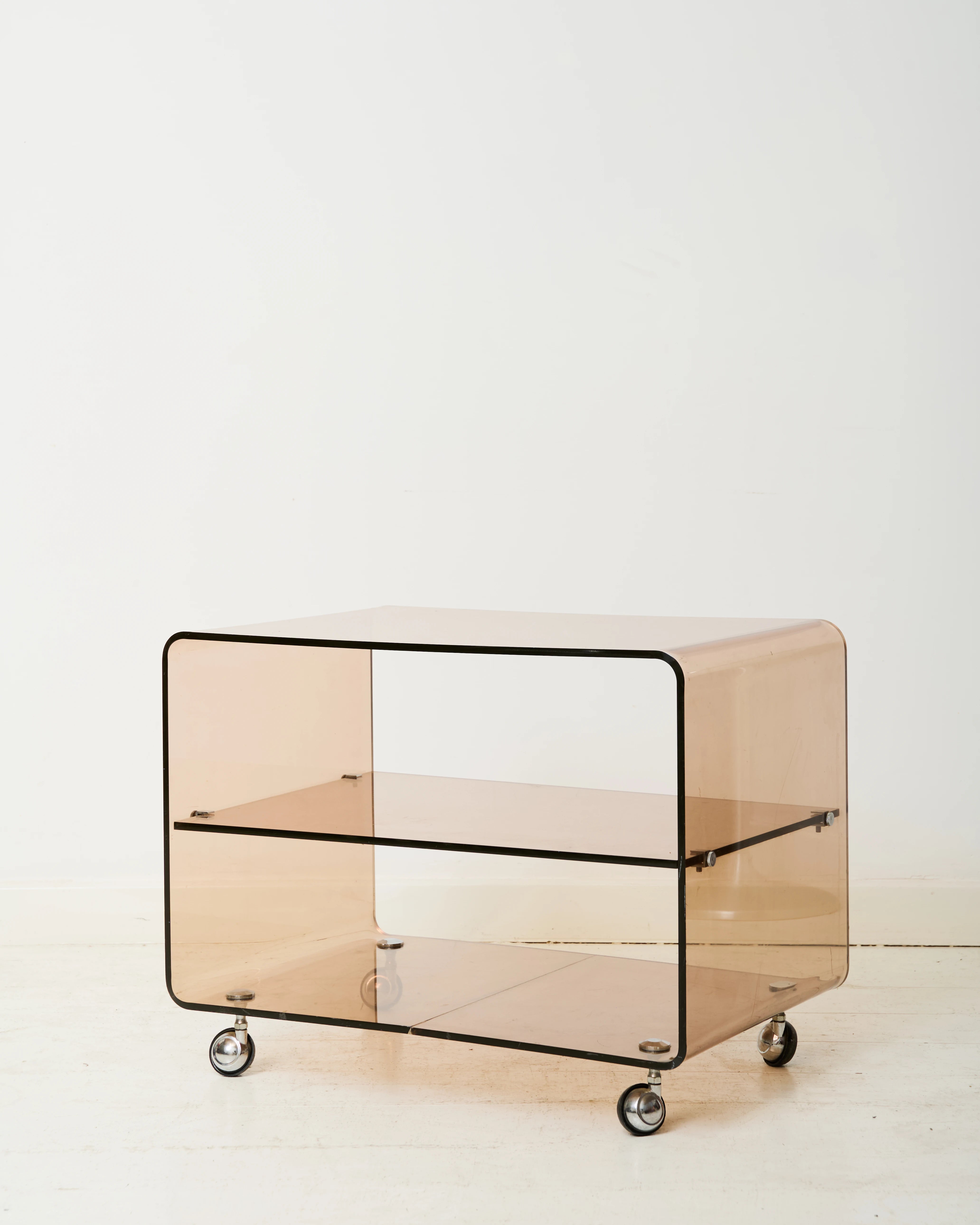 Meuble d'appoint à roulettes, Michel Dumas, Roche Bobois, 1970