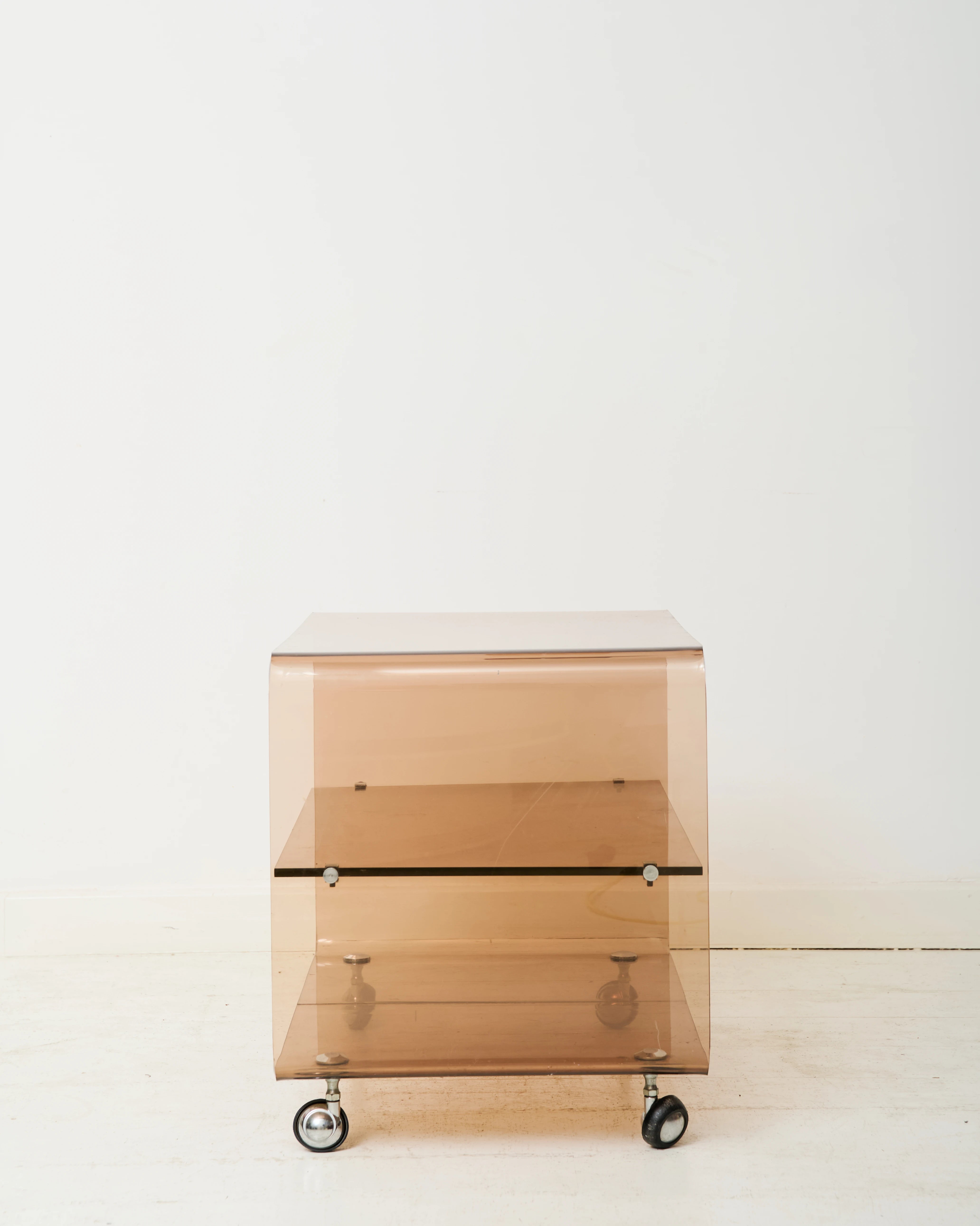 Meuble d'appoint à roulettes, Michel Dumas, Roche Bobois, 1970