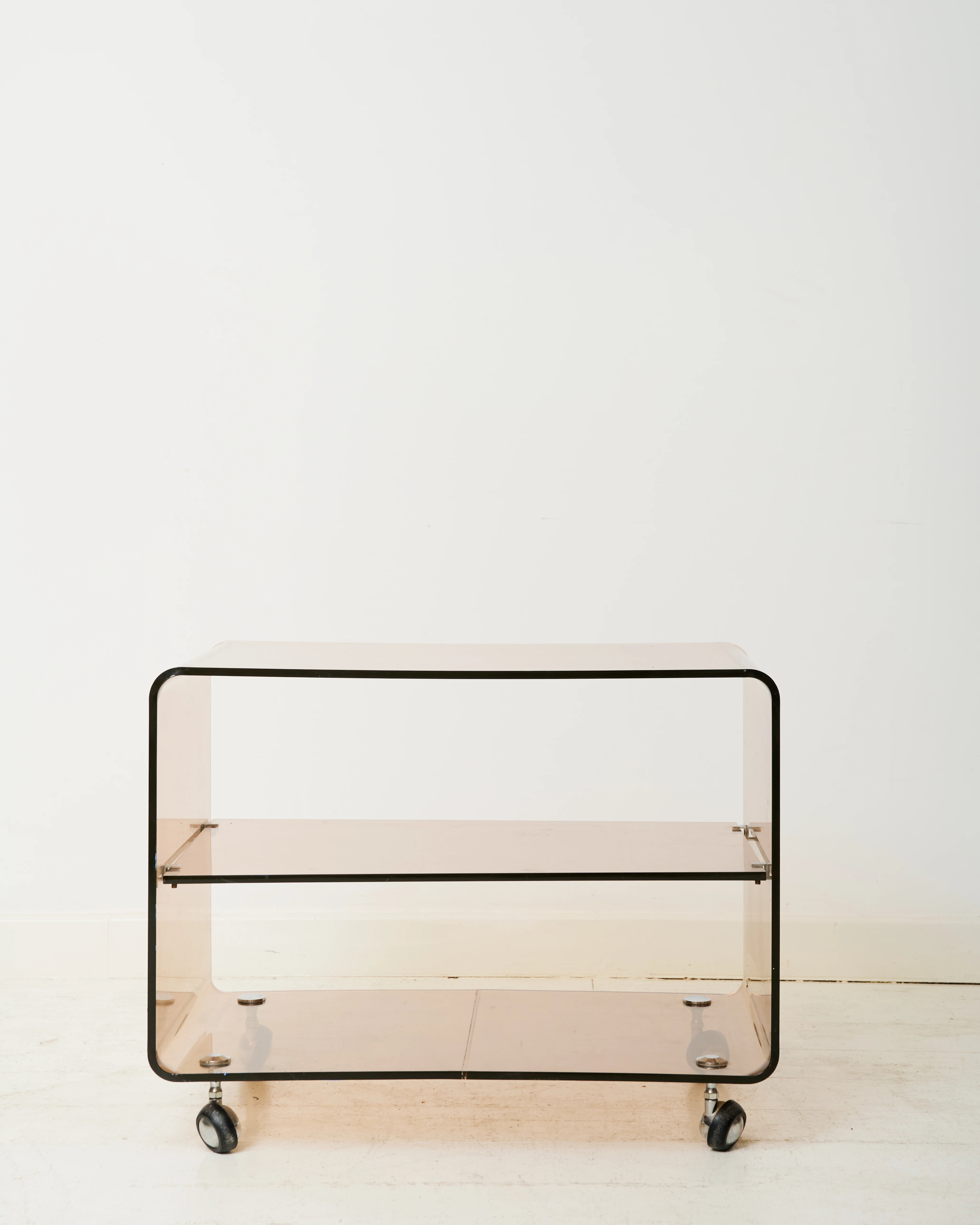 Meuble d'appoint à roulettes, Michel Dumas, Roche Bobois, 1970