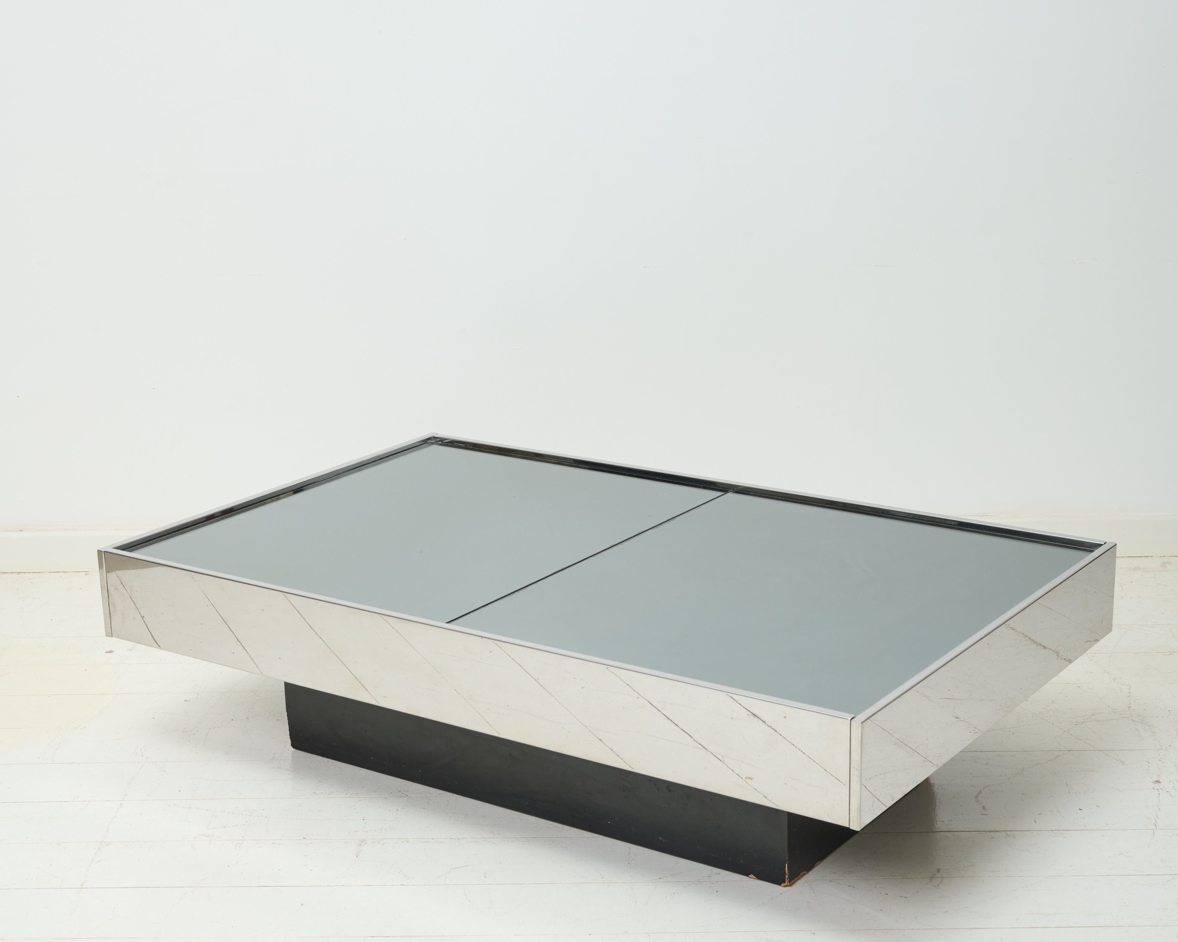 Table basse bar, Willy Rizzo, Cidue, 1970s