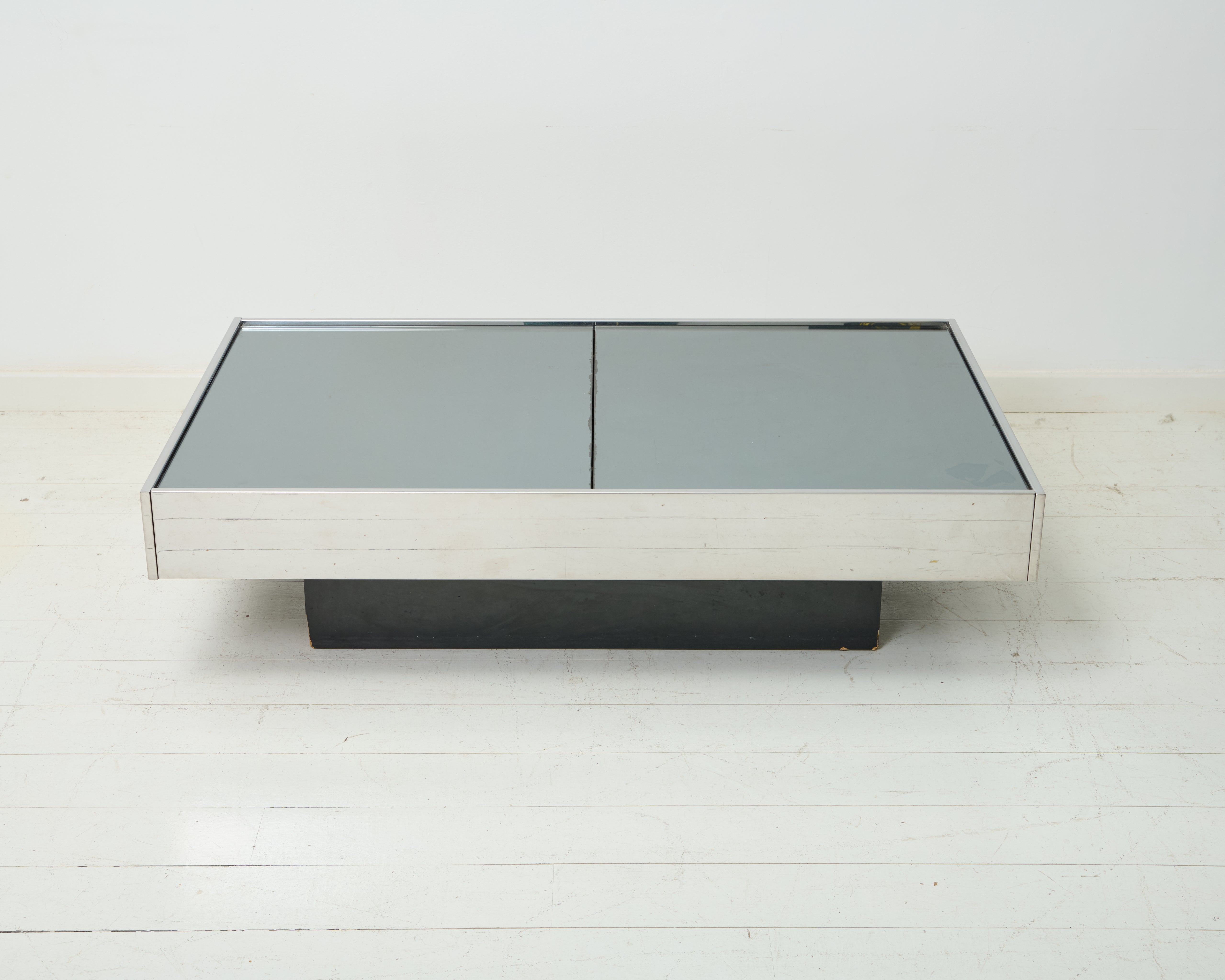 Table basse bar, Willy Rizzo, Cidue, 1970s