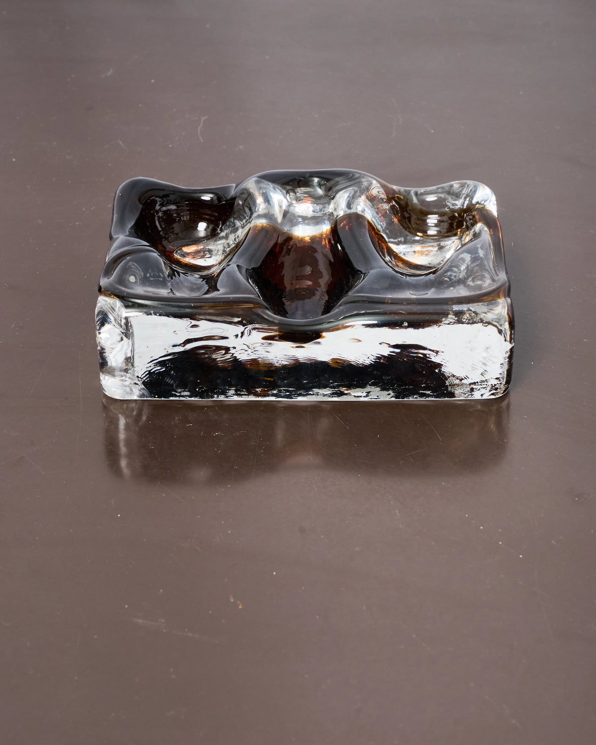 Murano green trinket tray