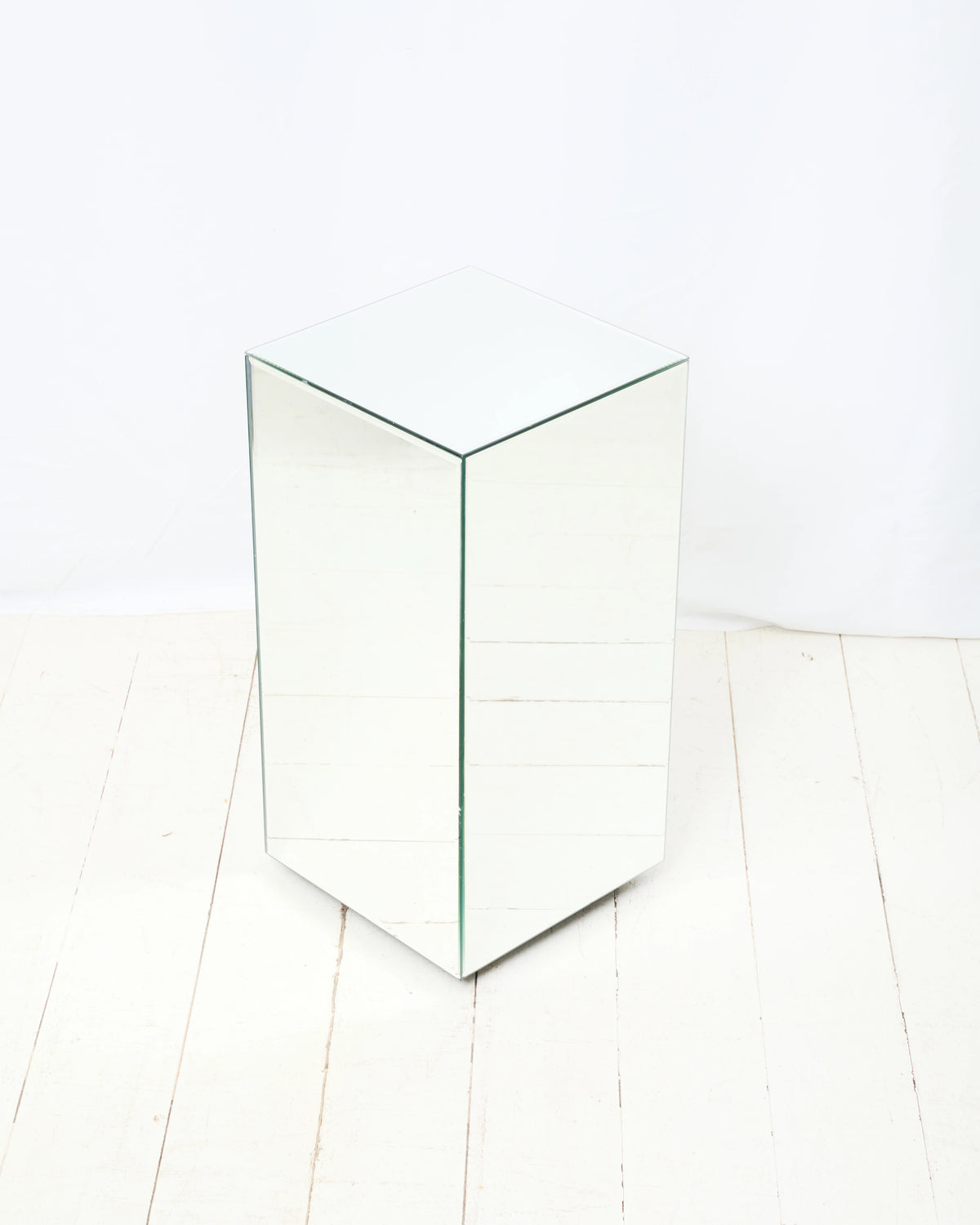 Pair of mirrored columns, 1990s