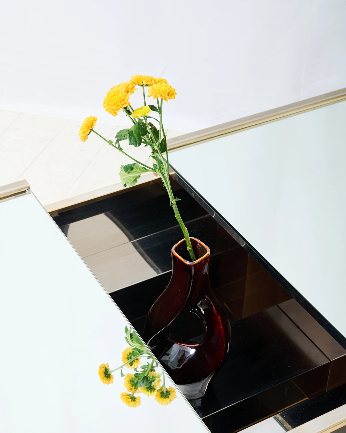 Coffee bar table, Willy Rizzo, Cidue, 1970s