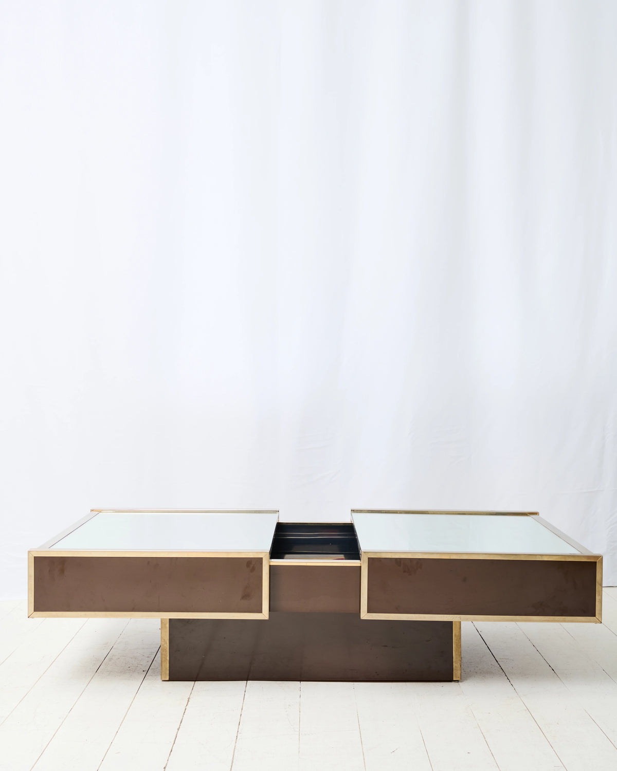 Coffee bar table, Willy Rizzo, Cidue, 1970s