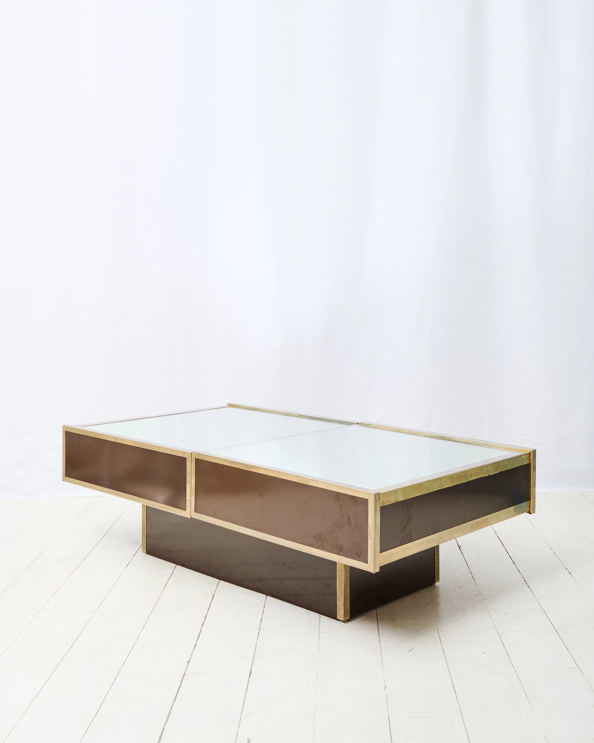 Coffee bar table, Willy Rizzo, Cidue, 1970s