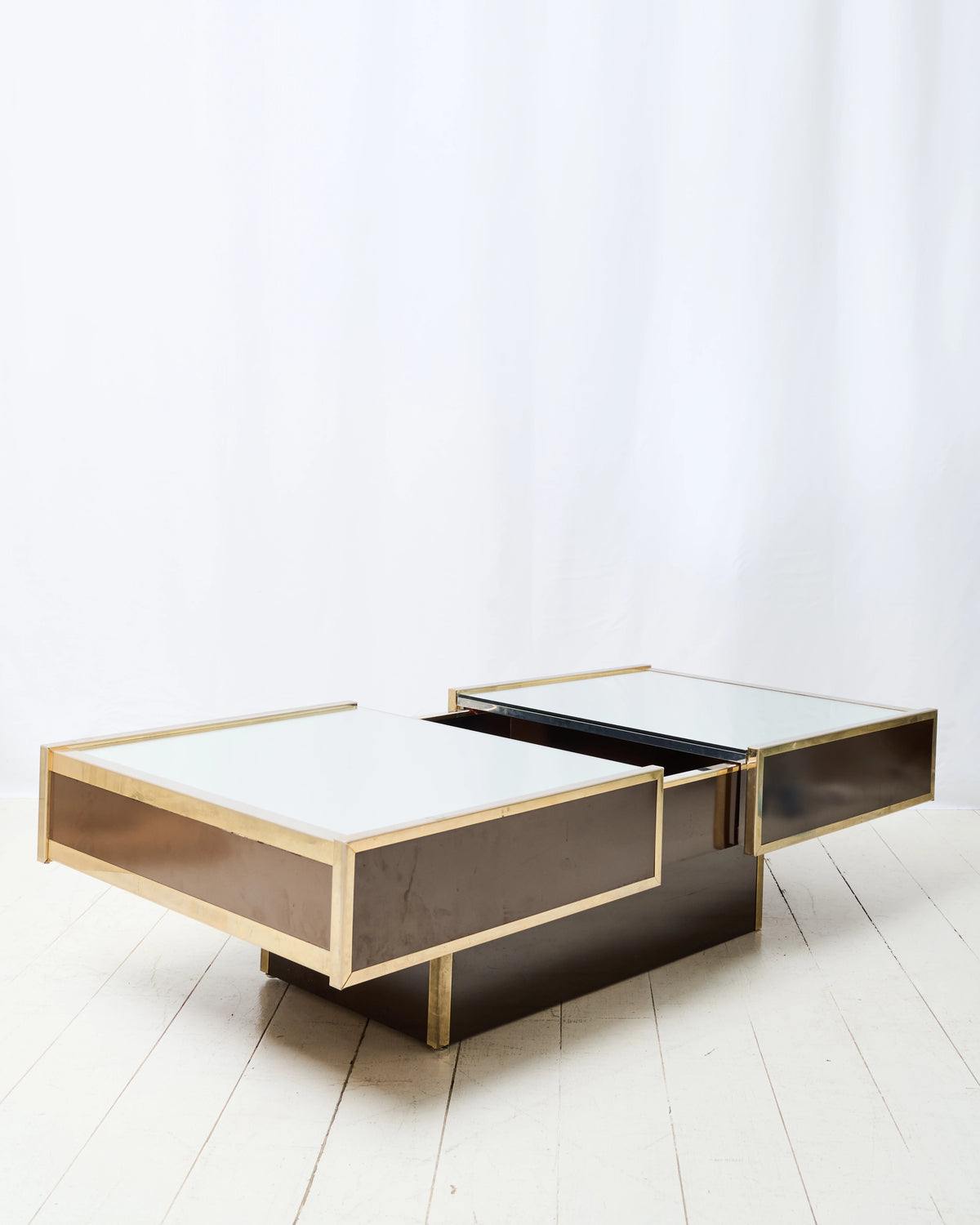 Coffee bar table, Willy Rizzo, Cidue, 1970s