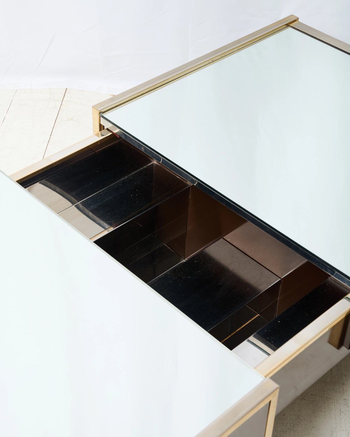 Coffee bar table, Willy Rizzo, Cidue, 1970s