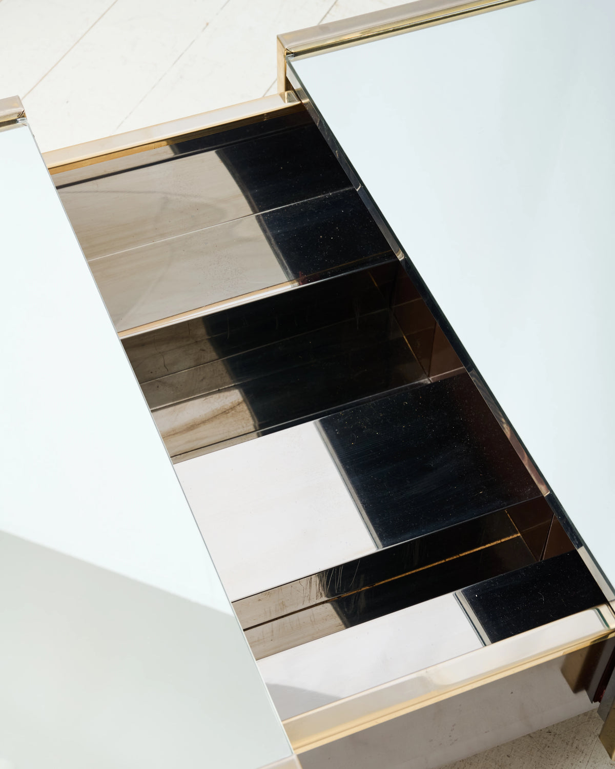 Coffee bar table, Willy Rizzo, Cidue, 1970s
