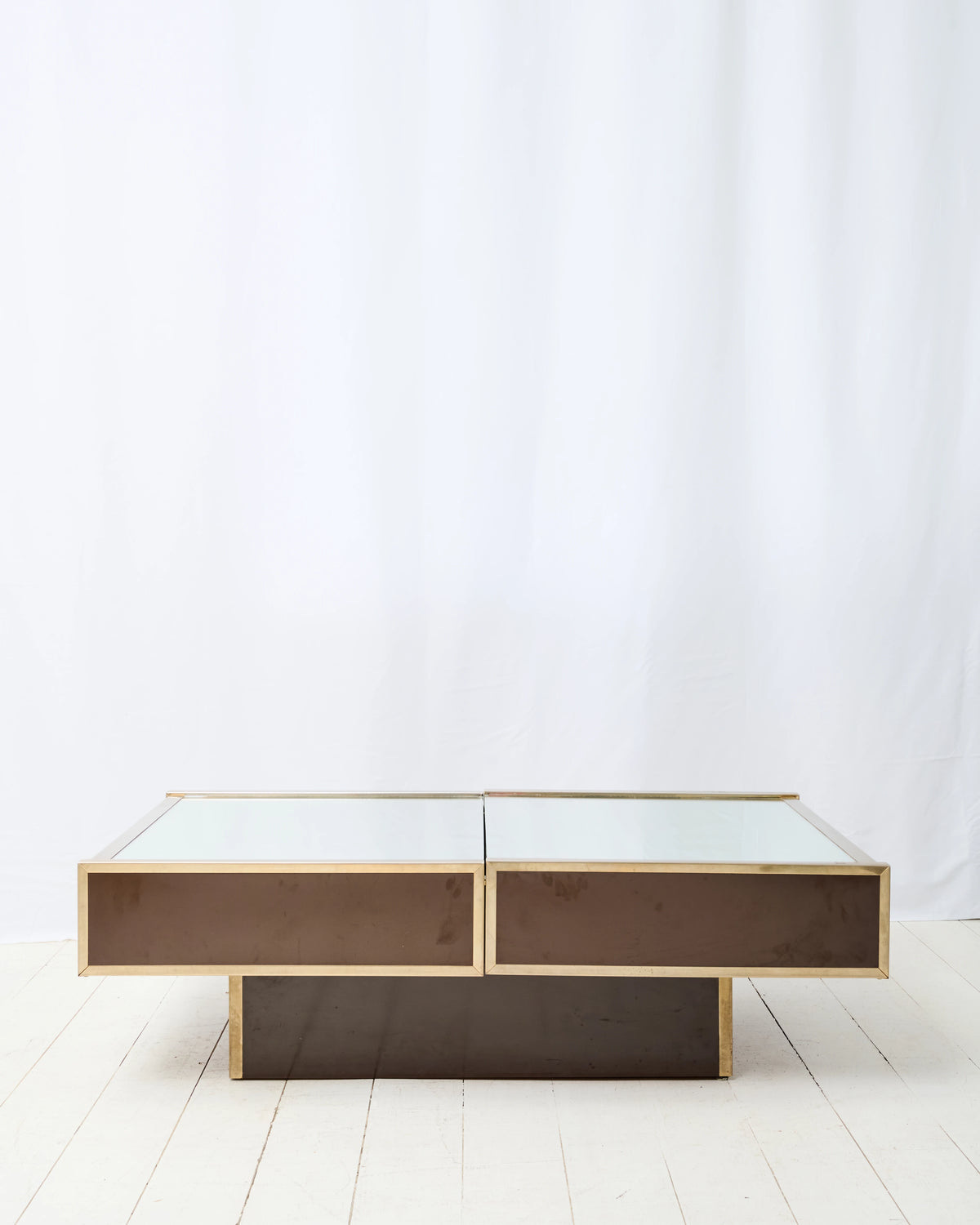 Coffee bar table, Willy Rizzo, Cidue, 1970s