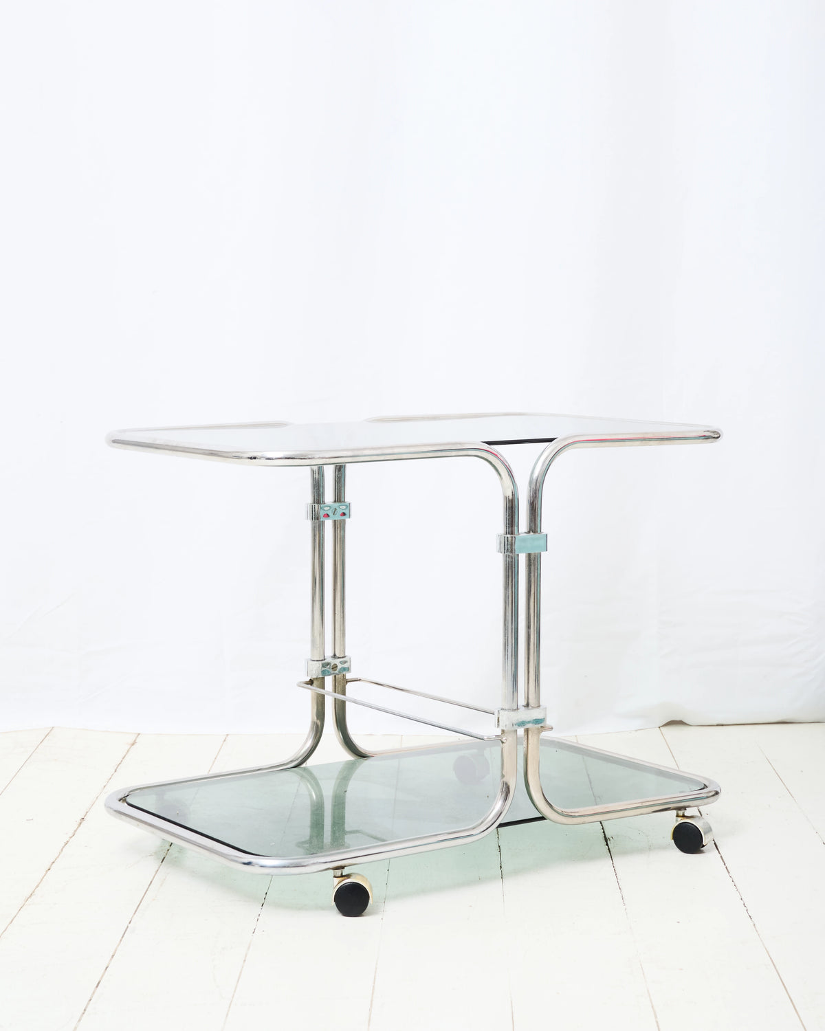 Tubular serving cart, 1970-1980