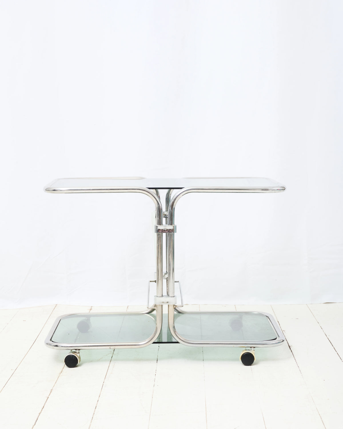 Tubular serving cart, 1970-1980