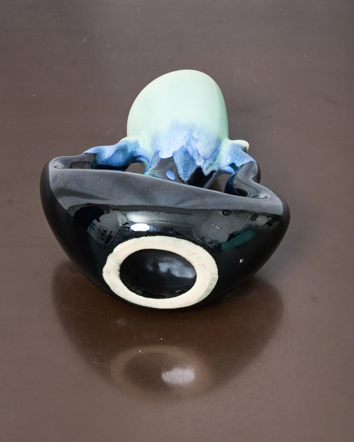 Vase pichet "Dali", nuances de bleu, 1970