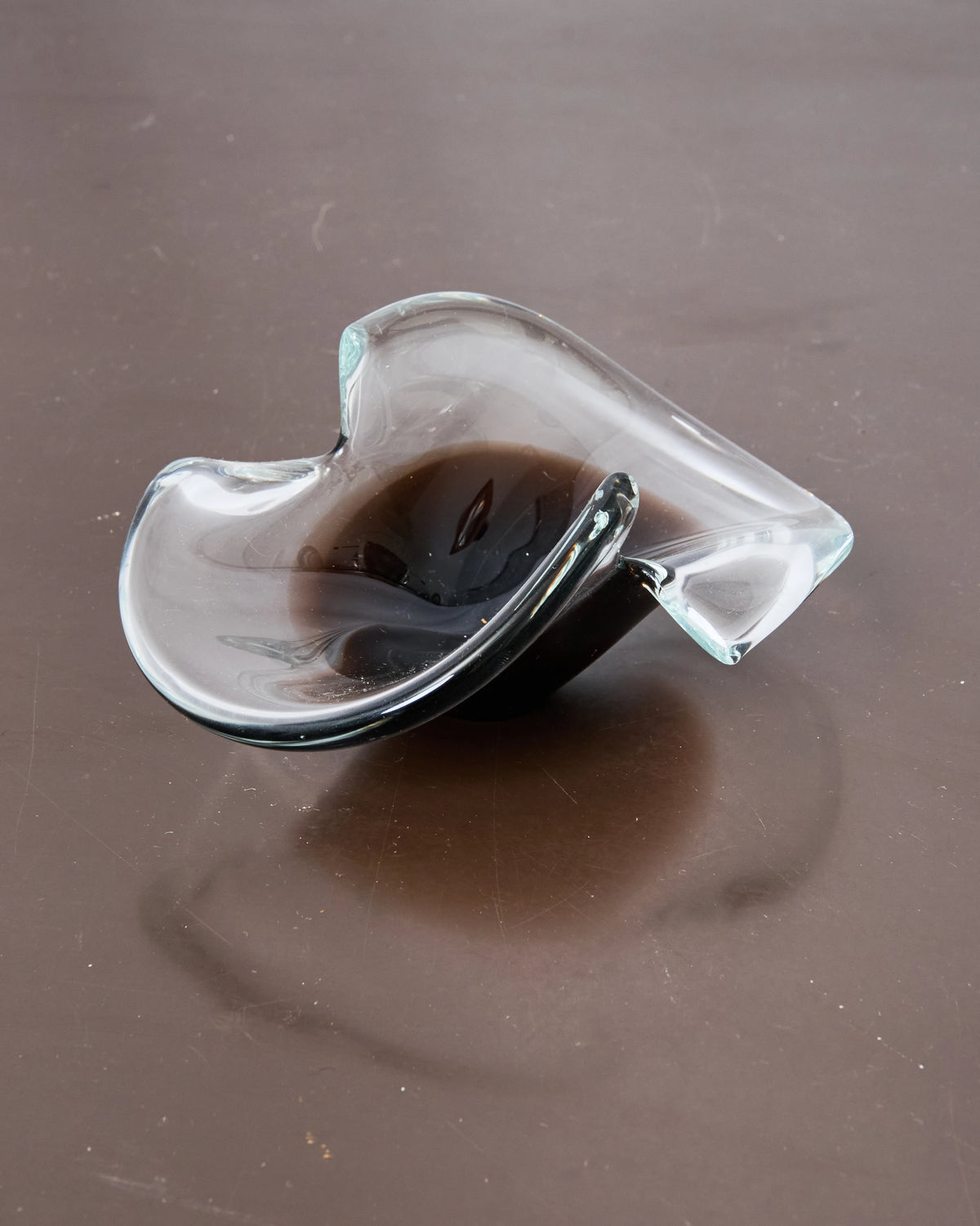 Murano green trinket tray